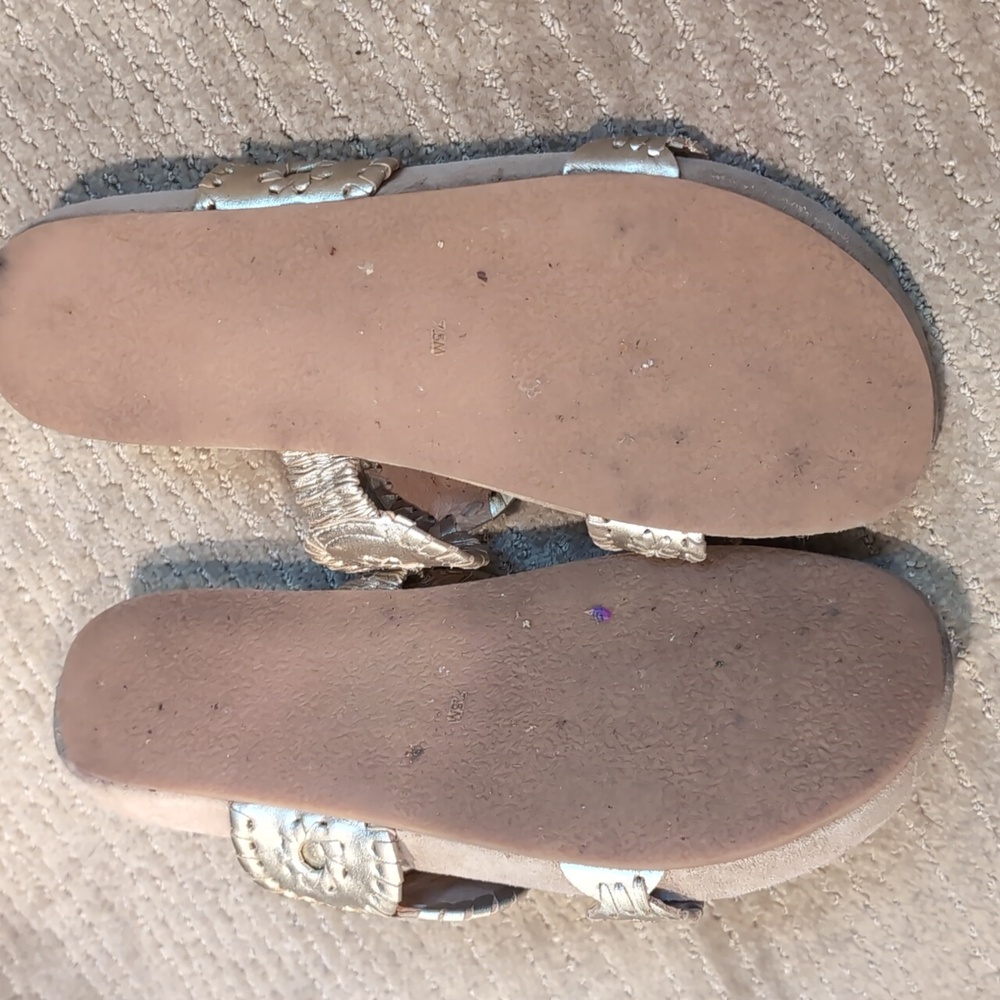 Jack Rogers Gold Sandals - Picture 6 of 7